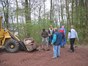 Bauarbeiten Kunstrasen VfR Niedertiefenbach