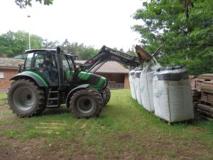 Bauarbeiten Kunstrasen VfR Niedertiefenbach