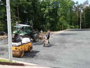 Bauarbeiten Kunstrasen VfR Niedertiefenbach