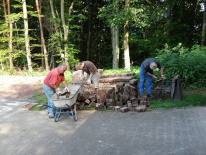 Bauarbeiten Kunstrasen VfR Niedertiefenbach