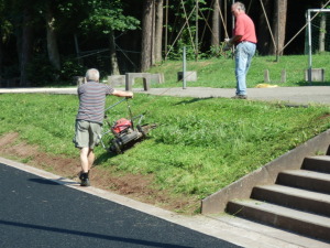 Bauarbeiten Kunstrasen VfR Niedertiefenbach