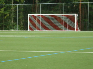 Bauarbeiten Kunstrasen VfR Niedertiefenbach