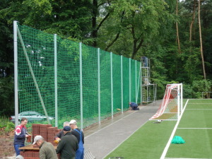 Bauarbeiten Kunstrasen VfR Niedertiefenbach