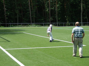 Bauarbeiten Kunstrasen VfR Niedertiefenbach