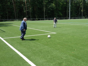 Bauarbeiten Kunstrasen VfR Niedertiefenbach