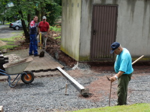 Bauarbeiten Kunstrasen VfR Niedertiefenbach